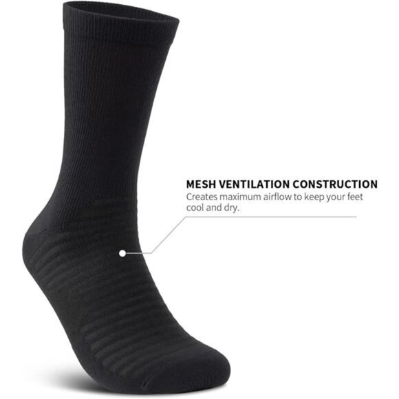 Compression Athletic Crew Socks (6 Pairs) for Men & Women - Picture 3 of 8